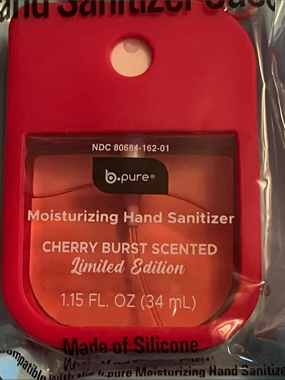 Spray Hand Santizers in Matching Clip On Silicone Cases